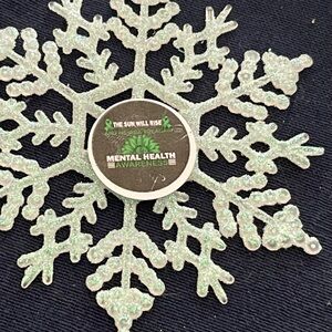 Glittery Snowflake Ornament